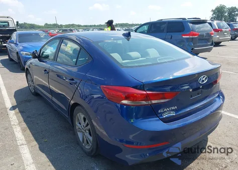 2018 Hyundai Elantra Sel z USA, uszkodzony, nr VIN 5NPD84LF0JH398526